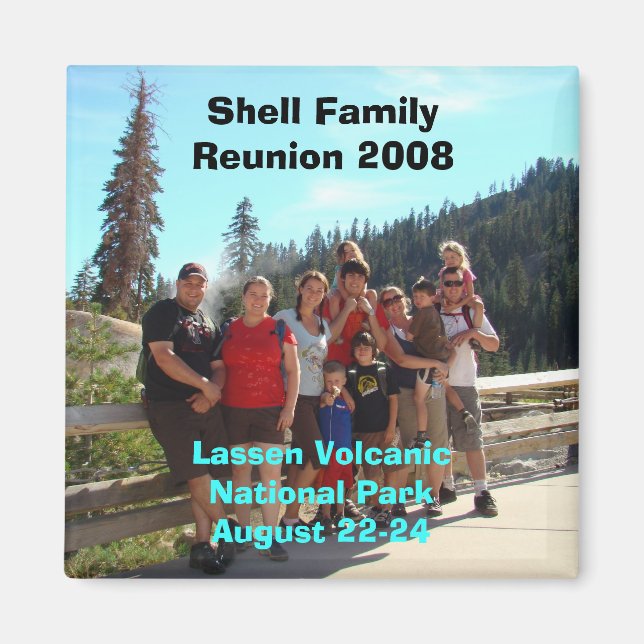 Snäcka Family Reunion 2008 Magnet (Framsidan)