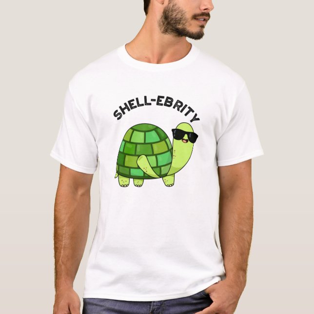 Snäcka-firity Funny Celebrity Tortoise Pun T Shirt (Framsida)