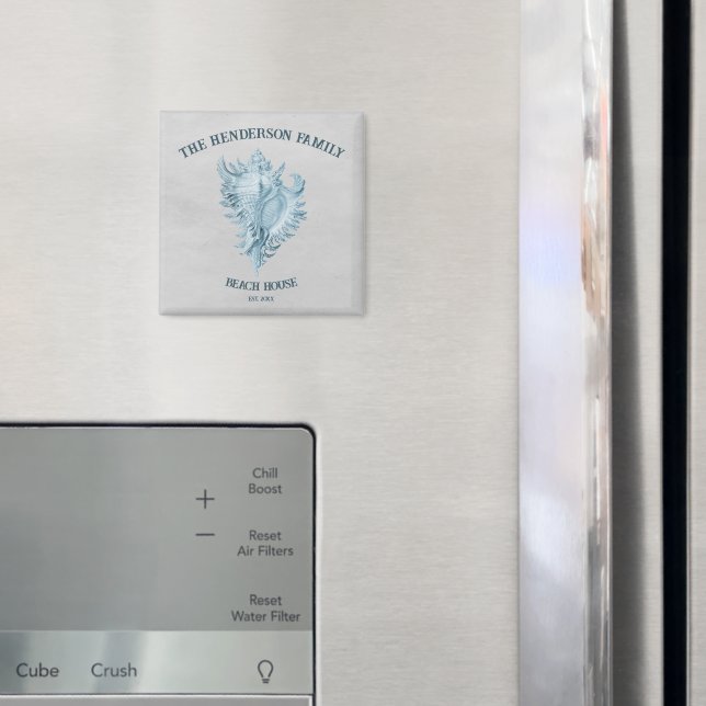 Snäcka för blå kontur magnet (In Situ (Fridge))