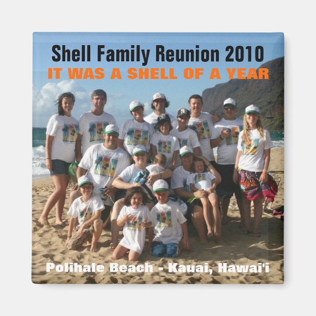 Snäcka för ett år med magnet (Framsidan)