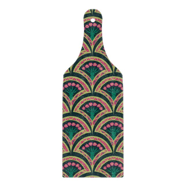 snäcka, grönt mönster (Framsidan)