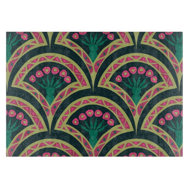 snäcka, grönt mönster (Framsidan)