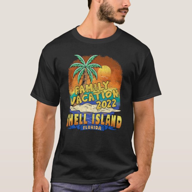 Snäcka Island Florida Family Vacation 2022 Beach S T Shirt (Framsida)
