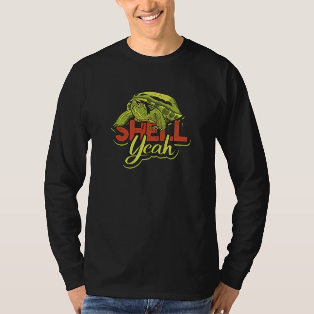 Snäcka Ja - Cute Tortoise & Sea Turtle Älskare T Shirt (Framsida)