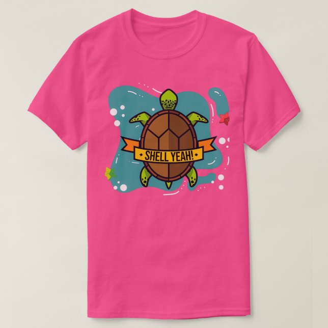 Snäcka Ja Cute Turtle Älskare Funny Turtle Gifts T Shirt (Design framsida)