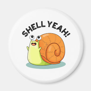 Snäcka Ja Funny Snigel Pun Magnet