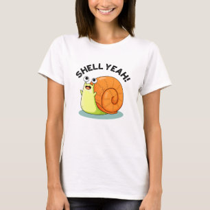 Snäcka Ja Funny Snigel Pun T Shirt