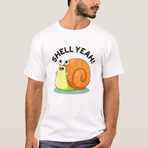 Snäcka Ja Funny Snigel Pun T Shirt