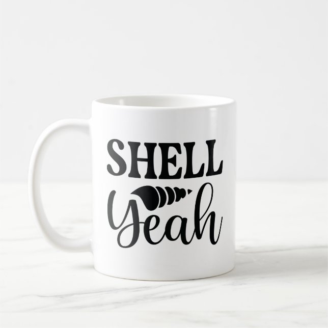 Snäcka Ja Kaffemugg (Vänster)