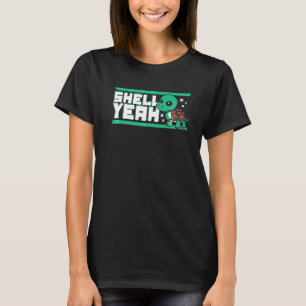Snäcka Ja Röd Ökad Slider Tortoise Målad Turt T Shirt