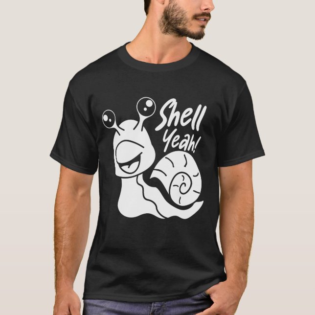 Snäcka Ja - Snigel Älskare T Shirt (Framsida)