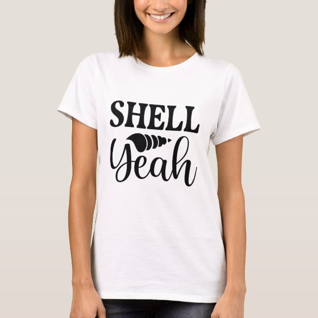 Snäcka Ja T Shirt (Framsida)