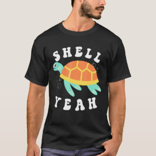 Snäcka Ja Turtle Sea Simma Ocean Bubbles Vatten An T Shirt