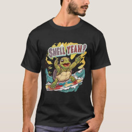 Snäcka ja Turtle Surfing T Shirt