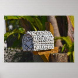 Snäcka Mailbox, Fort Myers Beach, Florida Poster