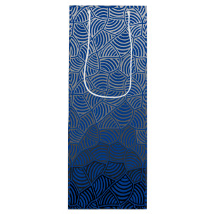 Snäcka mönster.04.w DBlue BG