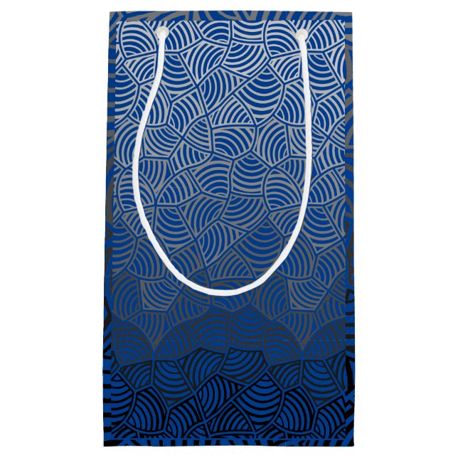 Snäcka mönster.04.w DBlue BG Leggings (Framsidan)