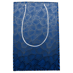 Snäcka mönster.04.w DBlue BG Leggings