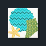 SNÄCKA MÖNSTER II CANVASTRYCK<br><div class="desc">Havsliv</div>