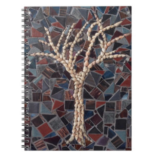 Snäcka Mosaic Träd Anteckningsbok