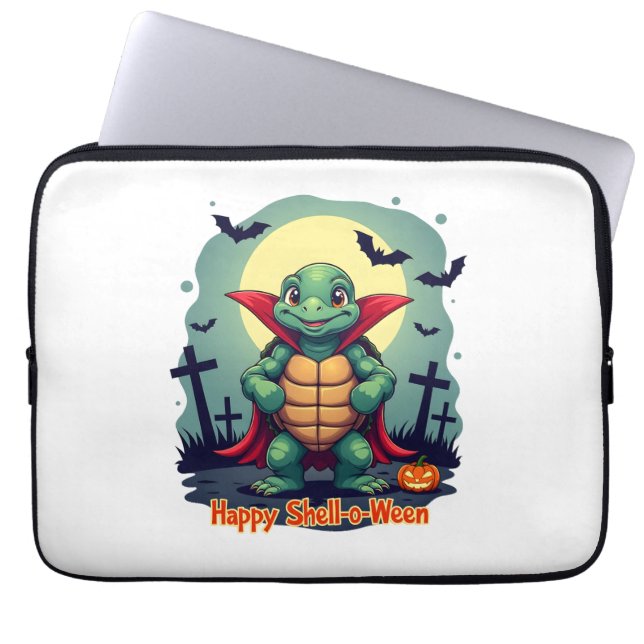 Snäcka-o-Ween Turtle Laptop Fodral (Framsidan)