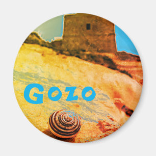 Snäcka och Torn, Gozo, Malta Magnet