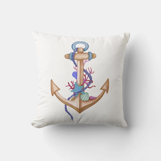 Snäcka Pillow för ankor och hav Kudde (Framsida)