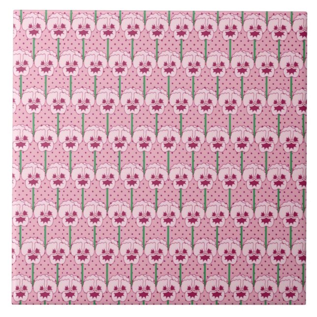 Snäcka rosa pansier - tapet mönster kakelplatta (Framsidan)