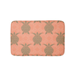 Snäcka Rosa Sea Turtle Bath Mat Badrumsmatta