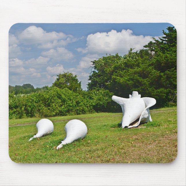 Snäcka Sculpture Mousepad Musmatta (Framsidan)