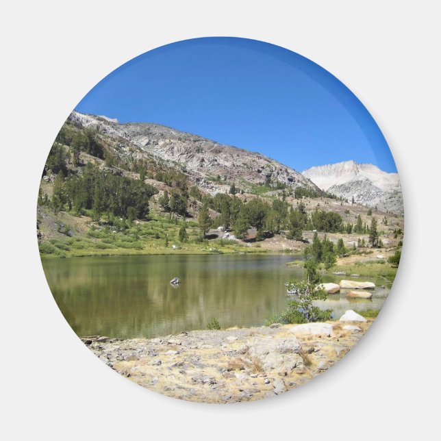 Snäcka Sjö, Tioga Pass, CA Magnet (Framsidan)