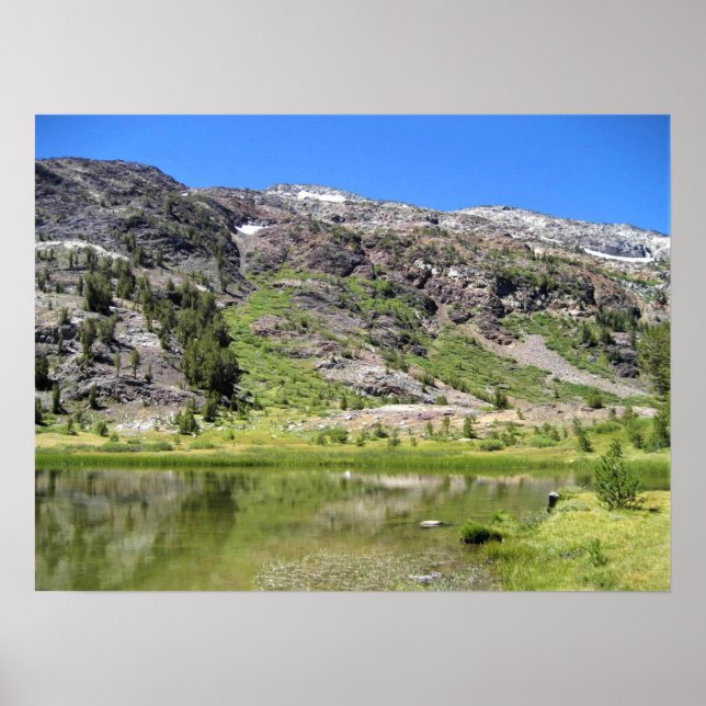 Snäcka Sjö, Tioga Pass, CA Poster (Framsidan)