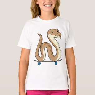 Snacka som Skater med Skateboard T Shirt
