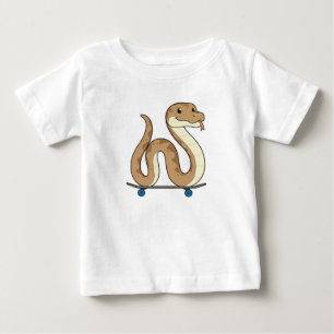 Snacka som Skater med Skateboard T Shirt