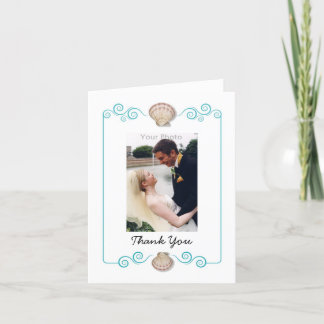 Snäcka Swirl-Tack-fotokort Tack Kort