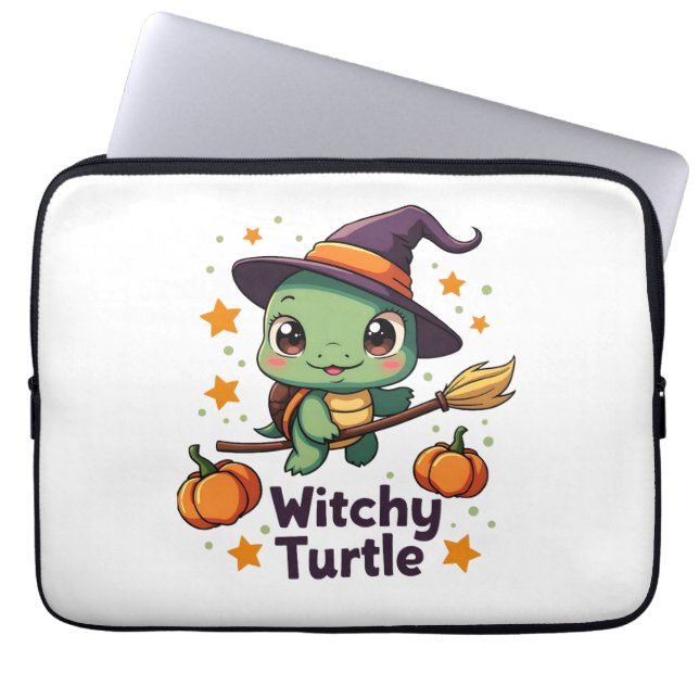 Snäcka Witch Turtle Laptop Fodral (Framsidan)