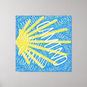 Snäckan Camino Scallop Canvastryck