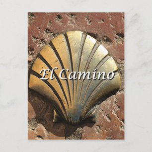 Snäckan El Camino guld, Leon (bildtext) Vykort