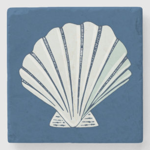 Snäckan Nautical Seaside Underlägg Sten