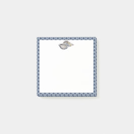 Snäckan Navy Blue Nautical Ocean Post-it Block