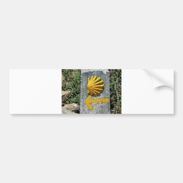 Snäckan och pilen för El Camino undertecknar, Bildekal (Framsidan)