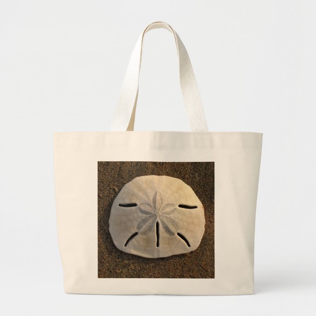 Snäckan Sand Dollar Sea Tote Bag Jumbo Tygkasse (Framsidan)
