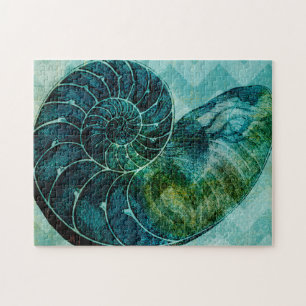 Snäckan Spiral Turcos Conch Pussel