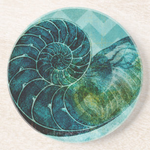 Snäckan Spiral Turcos Conch Underlägg