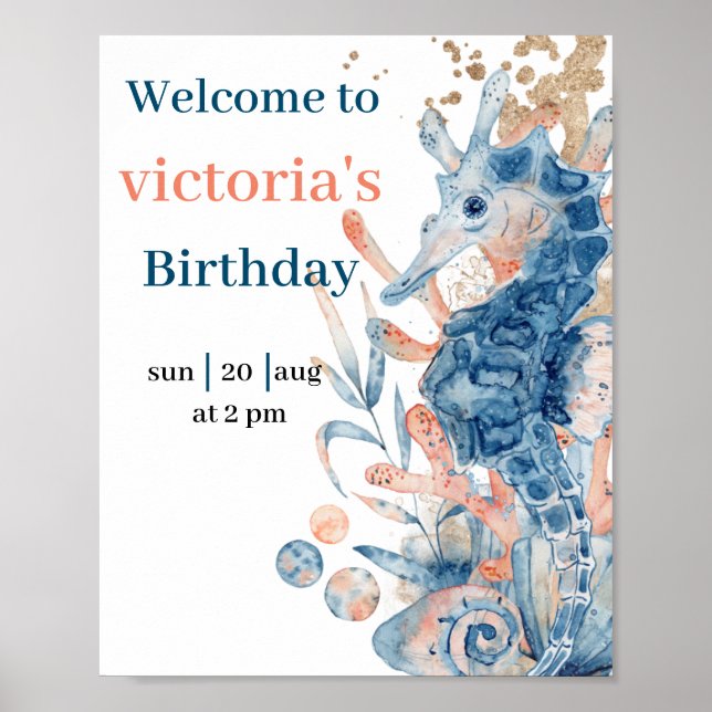 Snäckan under havets dusch i pojke poster (Framsidan)