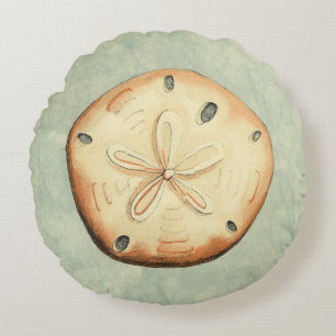 Snäckans insamlare rund kudde