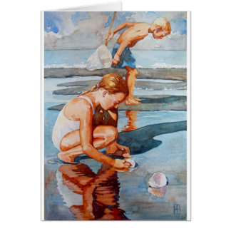 Snäckasökare Hälsningskort