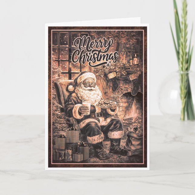 Snacking Santa Kort (Framsida)