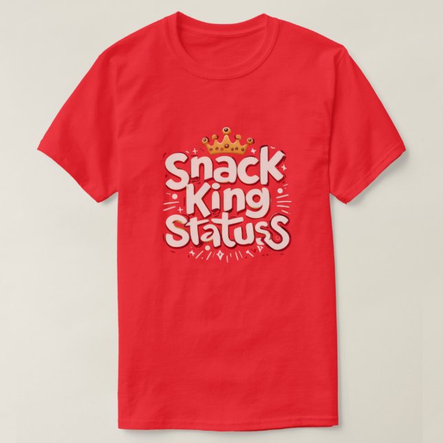 Snackkung T Shirt (Design framsida)