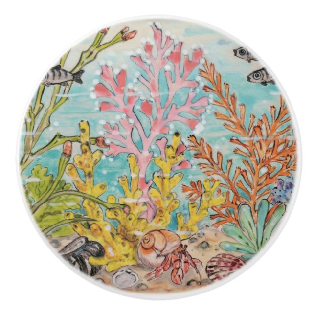 Snäckor av kust- och havskräfta knopp (Framsidan)